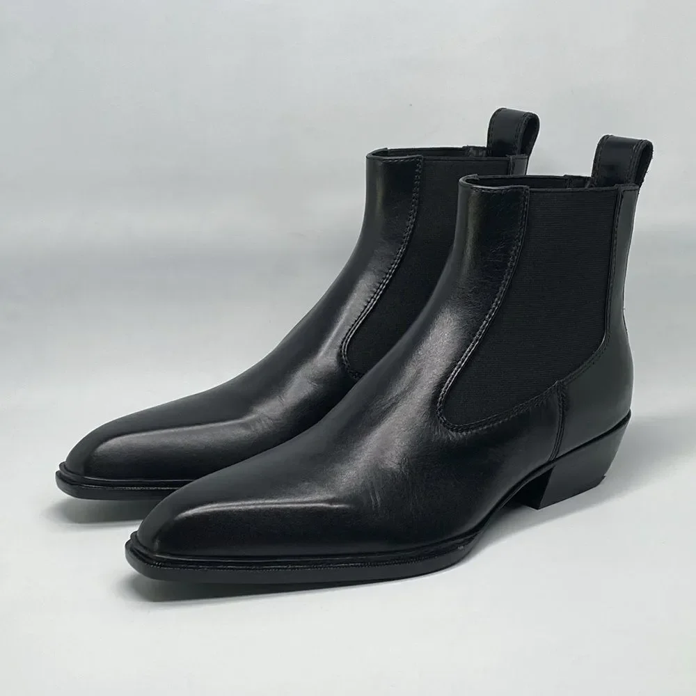 Alexander Wang Slick Pointed Toe Chelsea Boot size 37.5